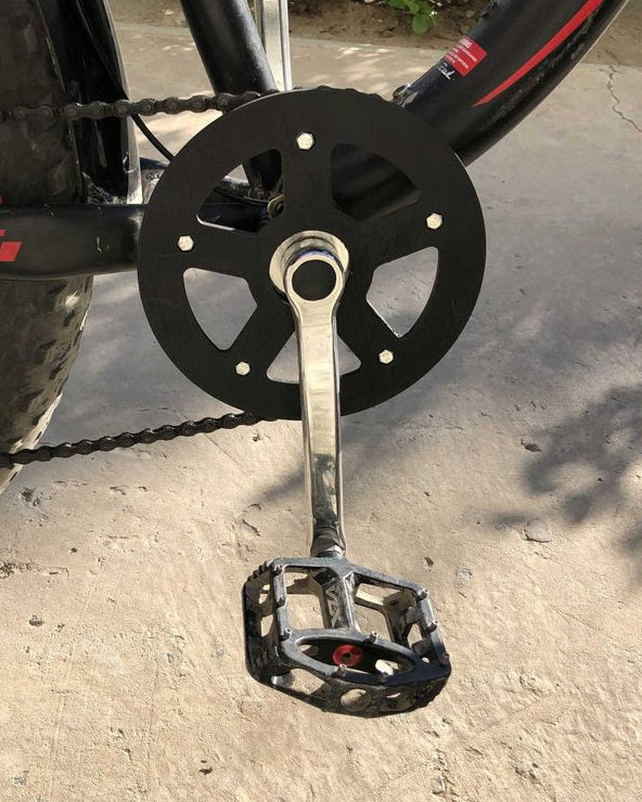 Protège-chaîne de vélo – 190 mm, compatible avec les pédaliers standard