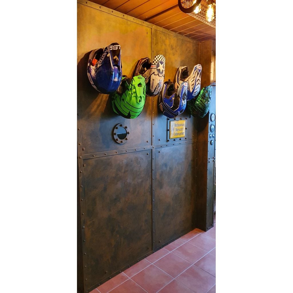 Support mural pour casques de moto, MX et VTT