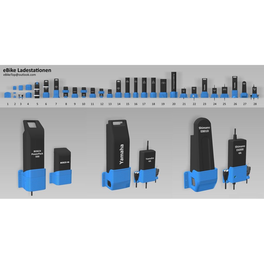 Support mural pour batterie Bosch eBike PowerPack 500